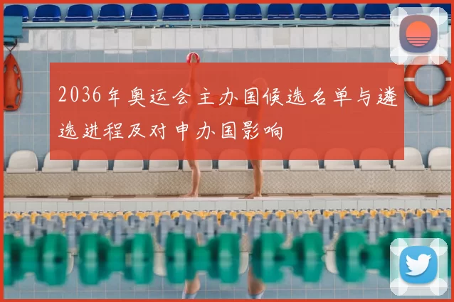 2036年奥运会主办国候选名单与遴选进程及对申办国影响